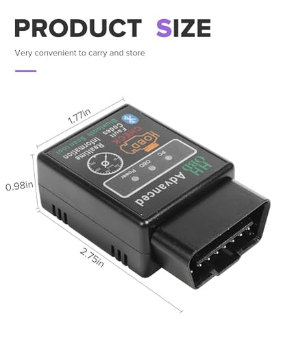 Car Diagnostic Tool,Car Accessories OBD2 Scanner Bluetooth,OBD II Wireless Diagnostic Code Reader Bluetooth Scan Tool,Automotive Code Readers and Scan Tools,Suitable for Most Cars,Trucks