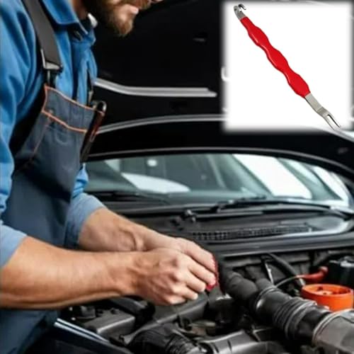 Automotive Electrical Terminal Connector Separator Removal Tool, Electrical Connector Separator Tool, 2-in-1 Straight & Bent Head Electrical Disconnect Pliers, Universal for Car