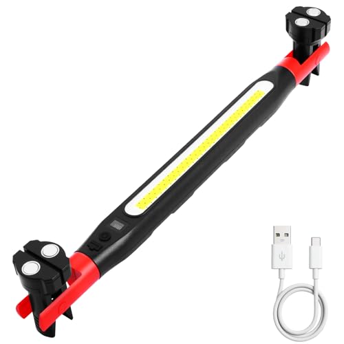 Work Light for Mechanic, Magnetic Work Light Rechargeable LED Under Hood Works Light Bar, Underhood Works Light with Hooks for Car Repairing/Inspection/Garage/Workshop/Emergency (1)