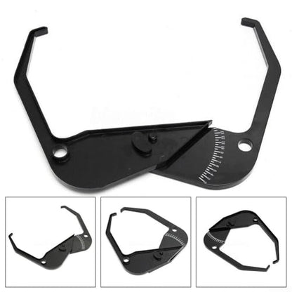 Rim Width Caliper Tire Balancer Measuring Tool for Wheel Rim Width Measurement, Plastic Construction with Bright White Numbers for Easy Reading, Portable Design for Auto