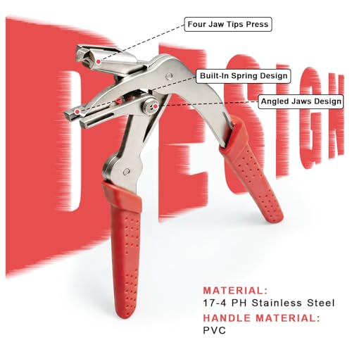 Car Clip Pliers, 4-in-1 Car Trim Removal Tool Kit with Clip Removal Pliers, 8in & 12in Fastener Tools, 20 Pcs Automotive Clips, 17-4 Stainless Steel, for Door Panel, Bumper, Fender Fastener Removal