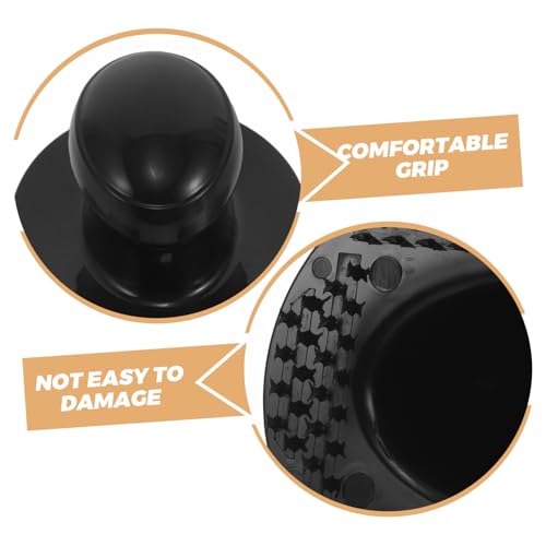 4pcs Car Detail Polishing Handle Set Round Plastic Grip for Buffing Pad and Foam Pad, Easy Attachment and Removal, Versatile Compatibility for Waxing and Fine Detailing,