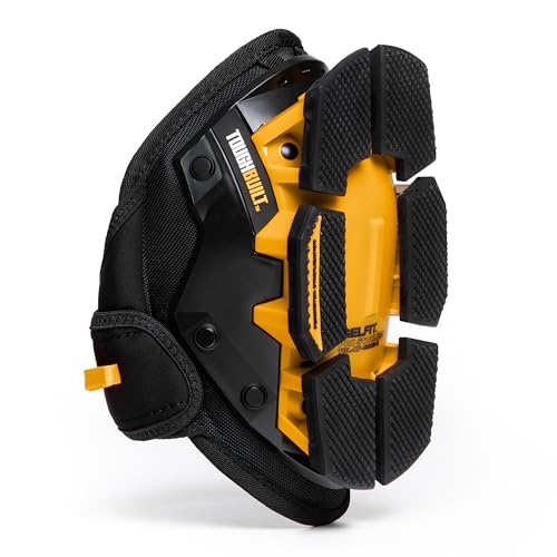 ToughBuilt - GelFit Stabilizer Knee Pads, Grip Design, TBL-KP-G205-R | Stable Support, Gel Cushioning, Non-Slip Design, Hard Shell, Adjustable Straps, Heavy-Duty Protection - size: GelFit Stabilizer