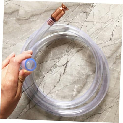 Hemobllo Automatic Siphon Hose Kit for Gasoline 1/2 Oil Siphon Tube Hose Retainer for Simple Fluid Transfer for Automotive and Multi-Purpose Use