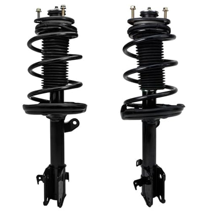 Detroit Axle - Front Struts Kit for 2006-2014 Honda Ridgeline 2007 2008 2009 2010 2011 2012 2013, 2 Ready Struts with Coil Spring Assembly, 2 Sway Bar End Links Replacement Suspension Kit - size: 4QS1201274/Sway Kit