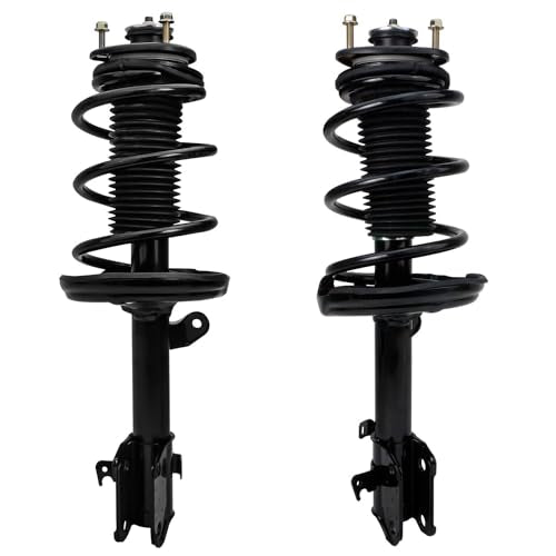 Detroit Axle - Front Struts Lower Control Arms for 2006-2014 | Honda Ridgeline, Quick Install Ready Struts Assembly Control Arms w/Ball Joint 2007 2008 2009 2010 2011 2012 2013 Replacement - size: 4CQ1201324/Big Kit