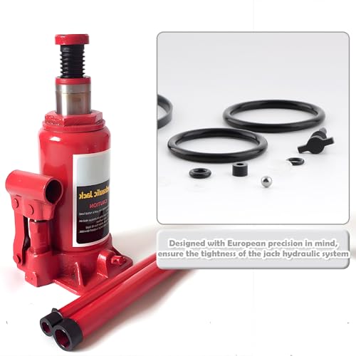 20 Ton Vertical Bottle Jack Repair Kit, Hydraulic Jack Full Oil Seal & O-Ring Replacement Tool Set