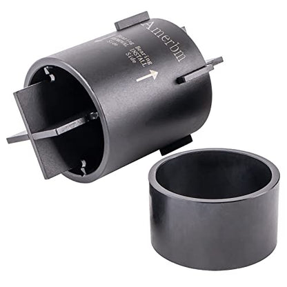 Wheel Bearing Press Tool for Polaris RZR Ranger Sportsman 40mm 44mm | Tabs lock into knuckle grooves, pressing the outer race only &Fits 40mm & 44mm bearings, front & rear, RZR Ranger Sportsman