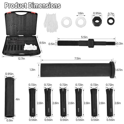 95300 Dowel Pin Puller Kit Heavy Duty Slide Hammer Removal Tool for Press-Fit Dowel Pins, Bushings & Sleeves Engine & Transmission Service Tool, Universal Fit for Automotive & Industrial Use