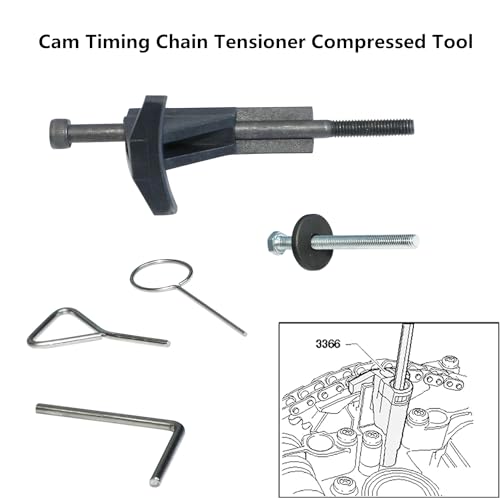 DPTOOL Camshaft Timing Locking Tool for Audi VW 2.0 FSi Petrol Engine | T10252 T10115 T10020 with T40080 Socket