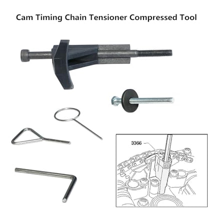 DPTOOL Camshaft Timing Locking Tool for Audi VW 2.0 FSi Petrol Engine | T10252 T10115 T10020 with T40080 Socket