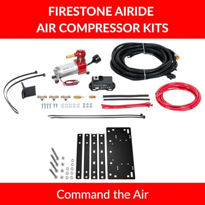 TrendsAuto Firestone Airide Ride-Rite Rear Air Spring Kit with Air Command Single Wireless App & Remote Standard Compressor fits 2010 2026 Ram 3500HD Cab Chassis with 0" Lift | TrendsAuto Decal - size: Single Path