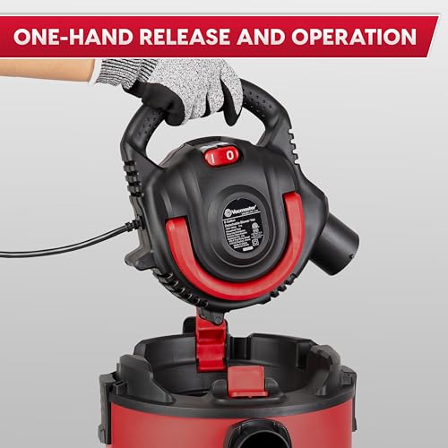 Vacmaster Wet/Dry Vacuum with Detachable Blower 6 Gallon 5 Peak HP-VBVB611PF 1101 - size: 6 Gallon 5 Peak HP