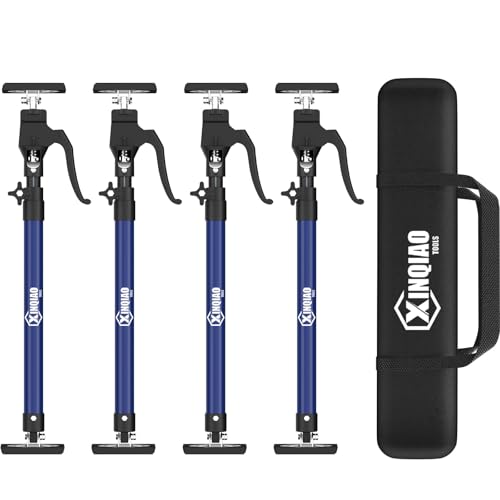 XINQIAO Cabinet Jacks for Installing Cabinets, Heavy Duty Third Hand Tools Adjustable Support Pole from 23.6 in to 45.3 in, 4 PCS - size: 23.6"-45.3" 4PC