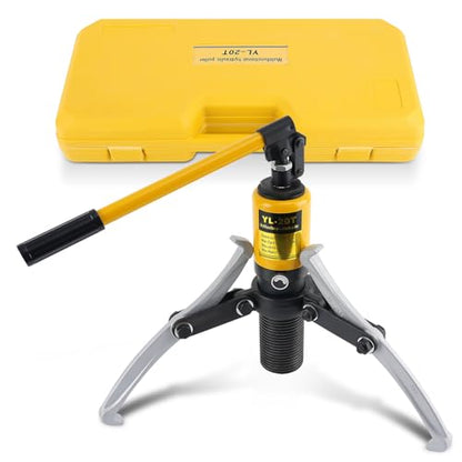 maXpeedingrods 20T Hydraulic Gear Puller, Hydraulic Wheel Bearing Puller Kit, 2 or 3 Jaws Puller, Bearing Hub Separator, Heavy Duty Hydraulic Puller Separator Tool - style: 2 or 3 Jaws