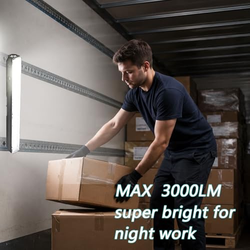 Magnetic Led Light Bar 8000mah 16.14in Super Bright,Reachageable Utility Work Light Tube Use for Car Hood,Truck,Mechanics Repairs,Tent(1 Pack) - size: STYE B-16.1 in