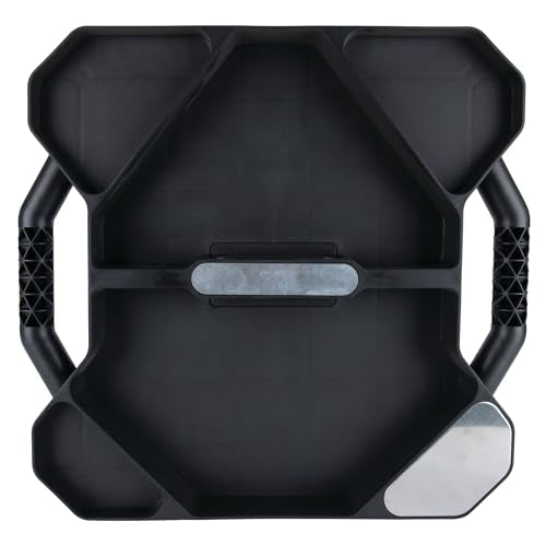 Performance Tool W85032 Tool Creeper Rolling Caddy Tray with 5 Sections for for Mechanic Garage and Workshop Organization, Black, 17.13x15.75x4.75-Inches - style: Rolling Tool Caddy