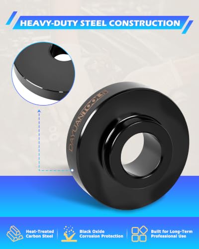 DAYUAN 19Pcs Front Wheel Drive Bearing Removal Installation Service Kit | FWD Bearing Installer Kit, Wheel Bearing Removal Tool, Fits Cars Light Trucks & Vans, 11 Drift Sizes, Black Oxide Steel, Case