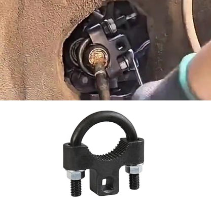 Inner Tie Rod Removal Tool, 3/8" U-Shaped Inner Tie Rod Tool with Non-Slip Teeth, Carbon Steel Inner Low Profile Tool for Car Chassis Rocker, Vehicle Tie Rod Installation Accessories