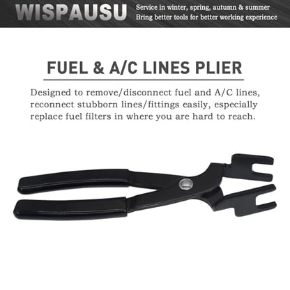 Fuel and AC Line Disconnect Plier, 37300 Fuel Line Connector Removal Tool for Replacing Fuel Filters, Quick Disconnect Tool Plier