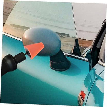 3pcs Car Wheel Polishing Sponge Cone Pads Yellow Drill Buffing Pads and Car Surface Buffing