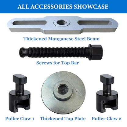 Hub Removal Tool, Universal Hub Puller for Commercial Trucks, Heavy Duty Drive Axle Hub Bearing Puller, Designed for Semi-Trailers Suitable for Class 6-8 Trucks and Equipment.
