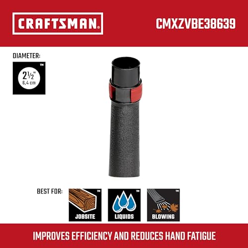 CRAFTSMAN CMXZVBE38639 2-1/2 in. Hose Grip Handle Wet Dry Vac Attachment - style: Hose Grip