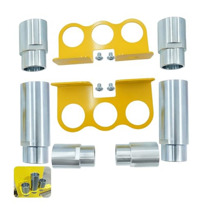 10315 Stack Truck Adapter Kit for Challenger Lifts CL10 E10 VS10 | Four 3" & Two 6" Stack Adapters with Organizer for Challenger Two Post Automotive Lifts (2-3/8" 60mm pin dia.)