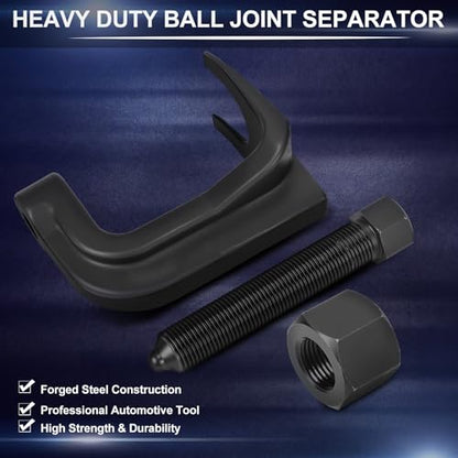 BBTO Ball Joint Puller Lower Ball Joint Separator Tool Adjustable Removal Tools for Balls with 2-3/8" Max Opening,Compatible with 3/4" Socket or Wrench for Cars, Trucks, SUVs