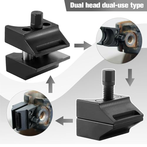 Car Suspension Strut Split Spreader Tool, Heavy-Duty Dual-End Strut Hub Steering Knuckle Spreader with Socket Tool, Auto Suspension Split Lower Ball Joint Separator, Fits Most Vehicle
