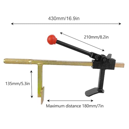 Tire Changing Tool, Manual Portable Metal Car Motorcycle Tire Changer, Easy Use Car Spreader Tool, Multi-Purpose Metal Tire Bead Breaker Tool with Clear Gears for Sedan, Caravan, Minivan