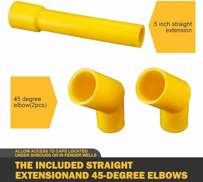 15PCS/Set Car Radiator Coolant Filling Funnel Kit Spill Proof Cooling System Tool Filling Funnel Spout Pour Oil Tool