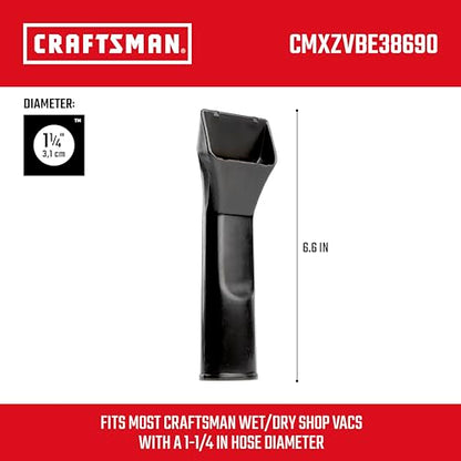 CRAFTSMAN CMXZVBE38690 1-1/4 in. Car Nozzle Wet Dry Vac Attachment - size: Car Nozzle