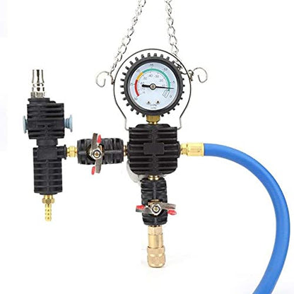 Cooling System Vacuum Purge & Coolant Refill Kit with Carrying Case for Car SUV Van Cooler Vacuum Purge Tool
