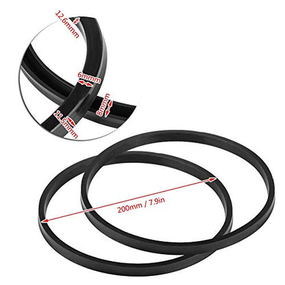Aramox Tire Changer Seals, Rubber Bead Sealer for Tires, Bead Breaker Cylinder Seals, Bead Breaker Loosener for Tire Changer Machine Air Cylinder, 186mm / 7.3in (200mm) - size: 200mm