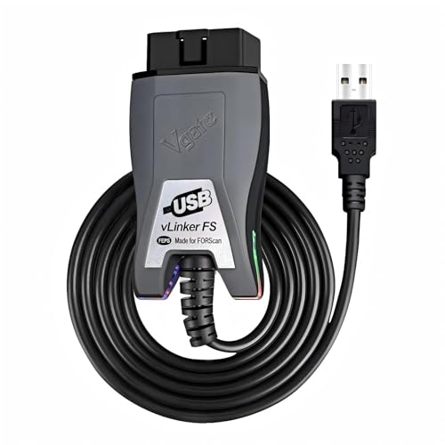 Vgate vLinker FS OBD2 USB Adapter for FORScan | HS/MS-CAN, Auto Switch