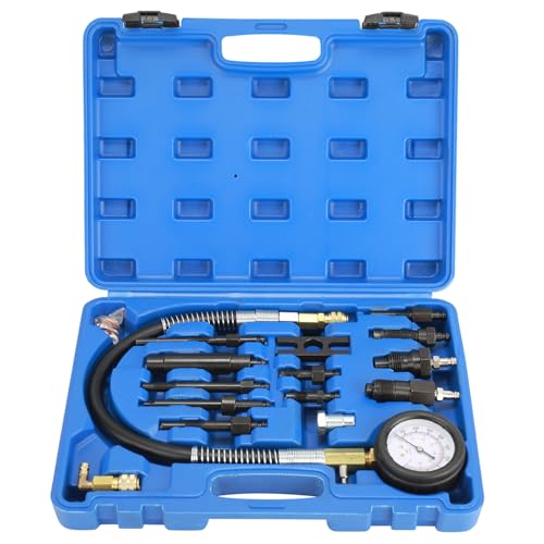 8MILELAKE 1000psi Diesel Direct & Indirect Engine Compression Pressure Tester Gauge Test Tool Kit