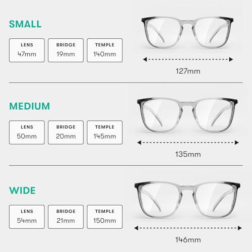 Stoggles Square Z87.1 Certified Polycarbonate Safety Glasses, Anti-Fog | Stylish, Protective, Blue-Light + UV Blocking, Top/Side Shields, Rx Ready, Unisex, Light, Scratch & Impact Resistant - color: Charcoal, size: Medium