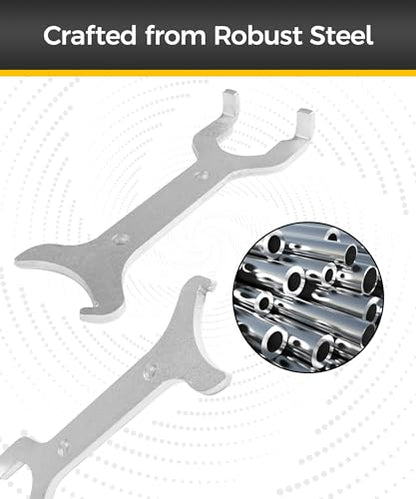 Spanner Wrench,Motorcycle Shock Spanner Wrench,Shock Adjustment Tool,Car Accessories Shocks Spanners Wrenchs,Automotive Tool,Fits Most Model with Mechanically Adjustable Rear Shocks Absorbers