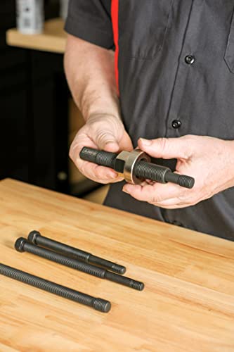 ARES 15087 – Long Reach Harmonic Balancer Install Kit – Install Balancer Pulleys on Domestic and Import Vehicles – Extra Long Installers for Late Model Applications - size: Long Reach Harmonic Balancer Install Kit