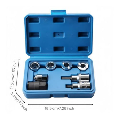 8 Pieces Chassis Strut Removal Kit Easy to Operate shock absorbers Mount Remover High Hardness Car Repair Tool for Mechanics, Garage