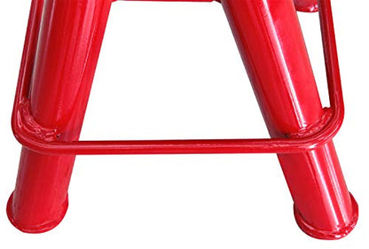 Big RED 10 Ton (20,000 lb) Capacity Heavy Duty Steel Jack Stands, 2 Pack, Low Profile, T90070 - size: 10 ton