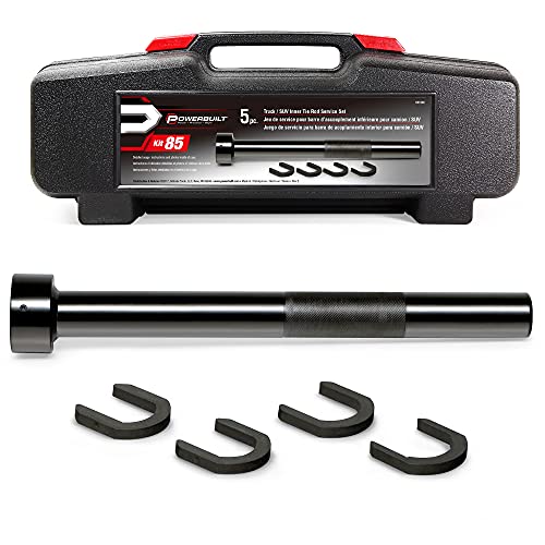 Powerbuilt Inner Tie Rod Tool Kit, Removal and Installation Mechanic Set with Crowfoot Adapters, Domestic and Import, Vehicles, Trucks, SUVs - 641440 - style: 5 Piece