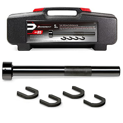 Powerbuilt Inner Tie Rod Tool Kit, Removal and Installation Mechanic Set with Crowfoot Adapters, Domestic and Import, Vehicles, Trucks, SUVs - 641440 - style: 5 Piece