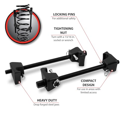 Performance Tool W83029 MacPherson Strut Spring Compressor for Cars and Trucks - Quick and Safe Compression for Easy Repair and Replacement - style: Strut Spring Compressor (MacPherson)