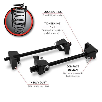 Performance Tool W83029 MacPherson Strut Spring Compressor for Cars and Trucks - Quick and Safe Compression for Easy Repair and Replacement - style: Strut Spring Compressor (MacPherson)