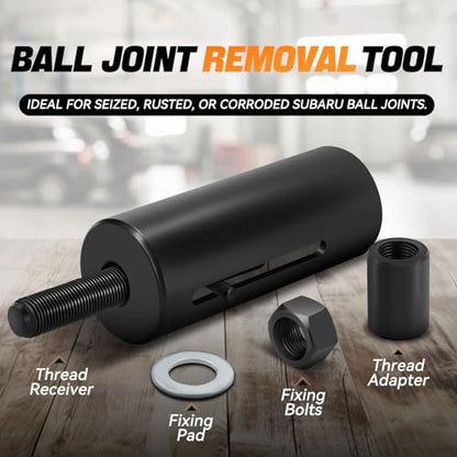 Auto Dynasty Ball Joint Puller Upper Lower Ball Joint Separator Nut Removal Tool Compatible with Subaru 1993+ Impreza, 1998+ Forester, 2000+ Outback, 1990+ Legacy, 2003+ Baja and More