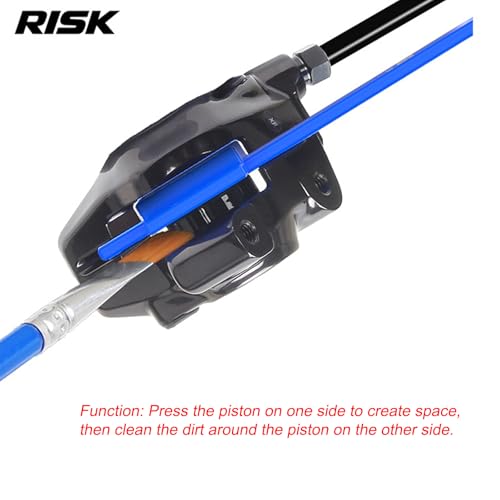 Bike Piston Press Tool for Sram/Shimano Brake Caliper, Hydraulic Bike Disc Brake Caliper Piston Press Tool, and Single-Sided Piston Reset Tool - color: Single and Double-Sided Piston Press Tools