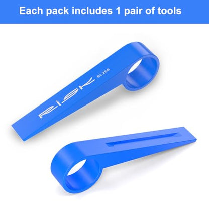 Professional Bicycle Disc Brake Piston Spreader Tool - Hydraulic Brake Caliper Reset Tool for Mountain & Road Bikes, Non-Metallic Design with Positioning Track