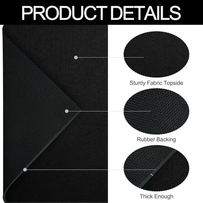 2 Pack 29”x36” Premium Oil Spill Mat, Garage Floor Mat for Under Car, Waterproof Absorbent Maintenance Pads with Rubber Backing Protect Floor from Spills, Oil Drips and Stain